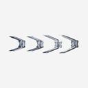 Forks 10 pcs for 8-mm square-section spit Palazzetti