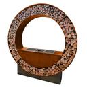 Plancha fire pit La FerroTecnica Wow corten