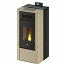 Pellet thermo stove Cadel Idro River 3 16 Majolica