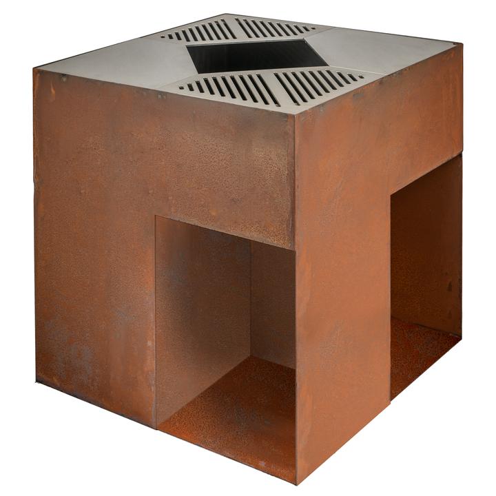 [GFTKPBQ177] Plancha fire pit La FerroTecnica Giglio corten