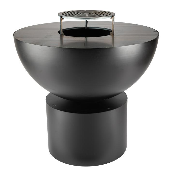 [GFTKPBQ142A] Plancha fire pit La FerroTecnica Primula 100 black
