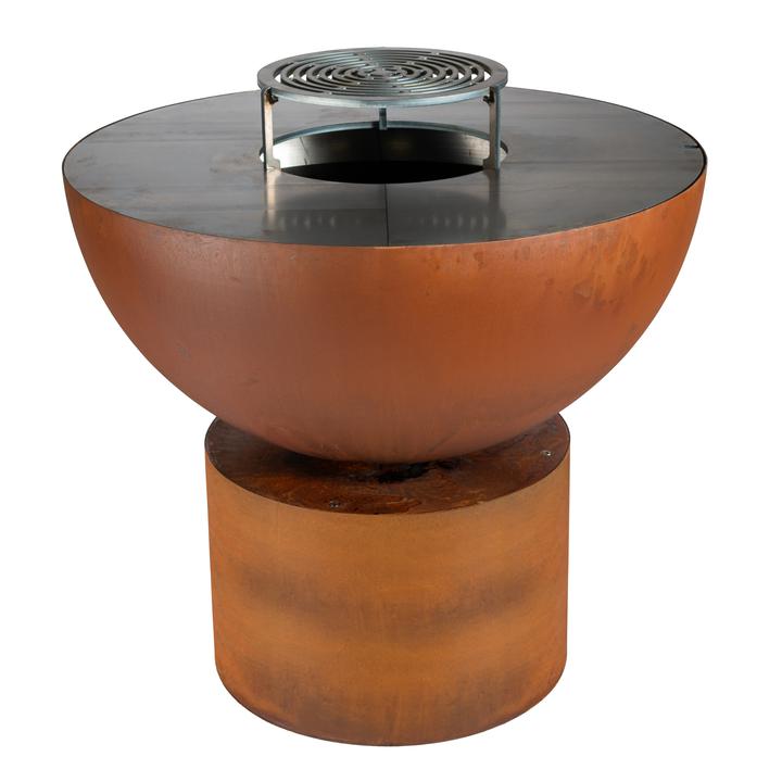 [GFTKPBQ142] Plancha fire pit La FerroTecnica Primula 100 corten