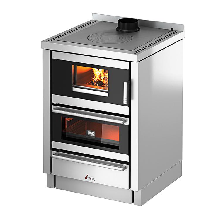 [GCDCW71220013] Wood cooker Cadel Kook 60 Inox V