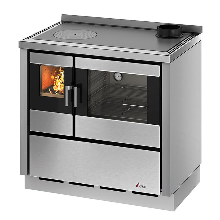 [GCDCW71220017] Wood cooker Cadel Kook 90 Inox