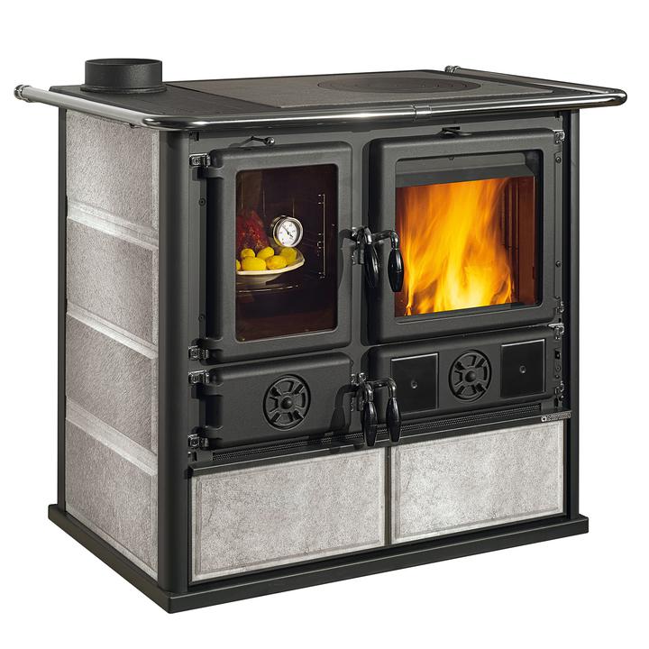 [GLNCW7015062] Wood cooker La Nordica Rosa Sinistra Reverse Petra