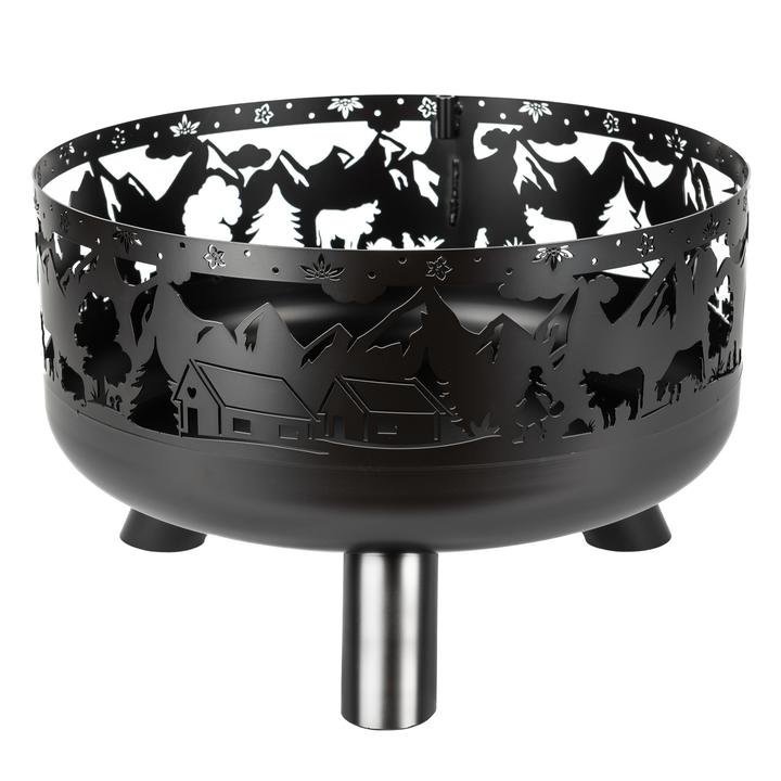 [GFTGFBR110] Fire pit La FerroTecnica Soffio black