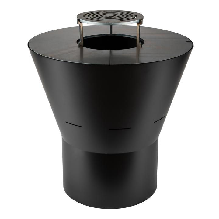 [GFTKPBQ130A] Plancha fire pit La FerroTecnica Azalea 60 black